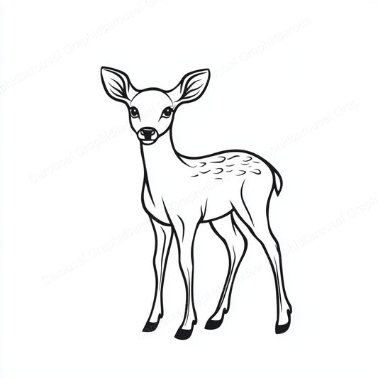 Deer Vector Graphic preview