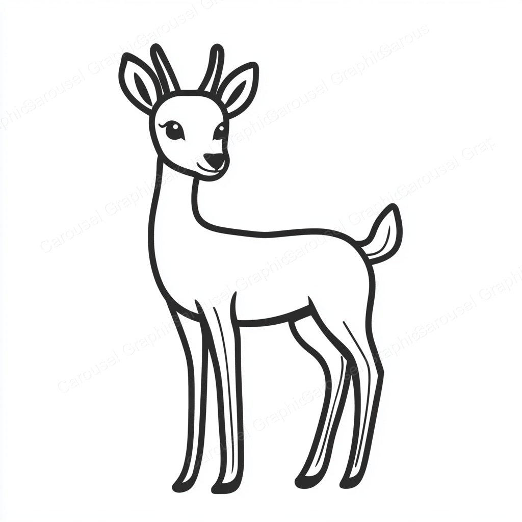 Deer Vector Graphic preview