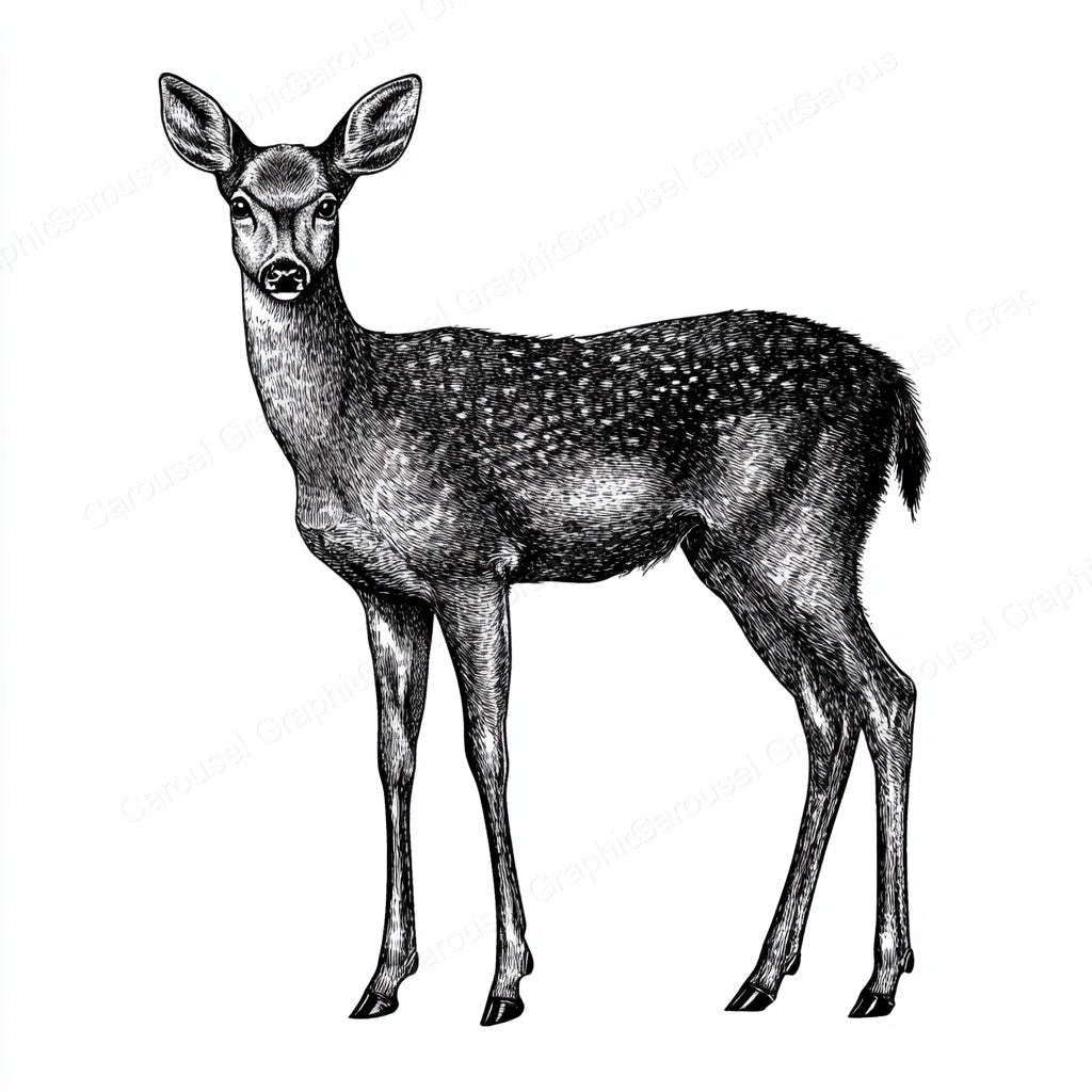Deer Vector Graphic preview