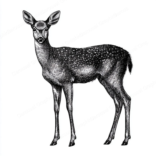 Deer Vector Graphic preview