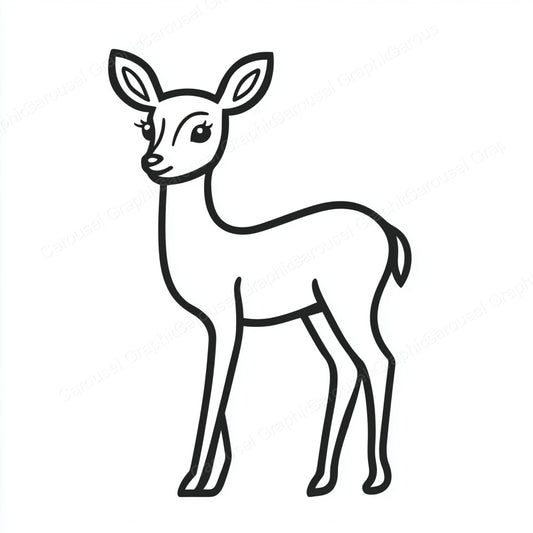 Deer Vector Graphic preview