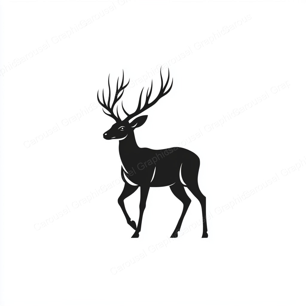 Deer Vector Graphic preview