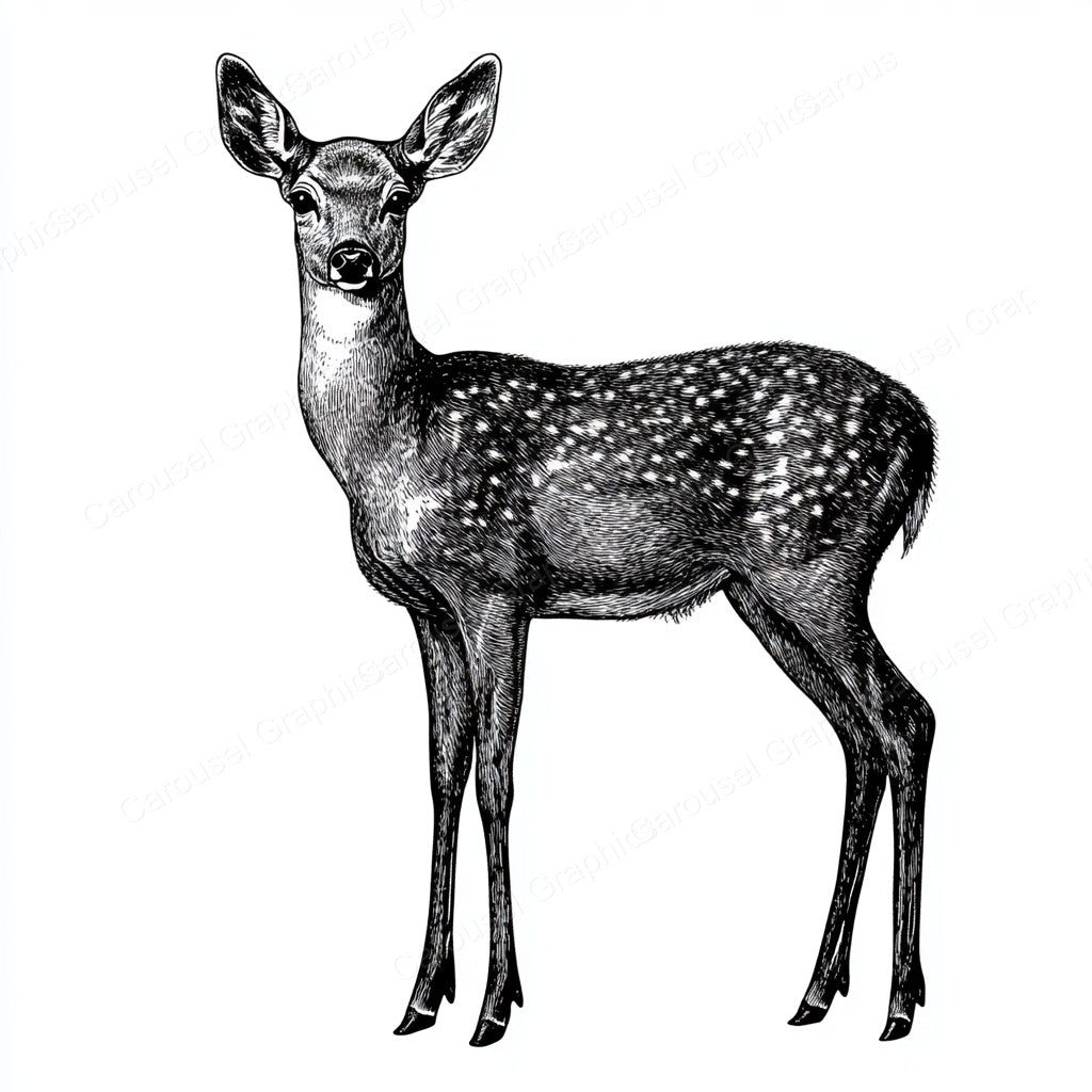 Deer Vector Graphic preview