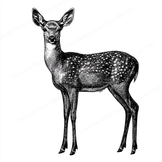 Deer Vector Graphic preview