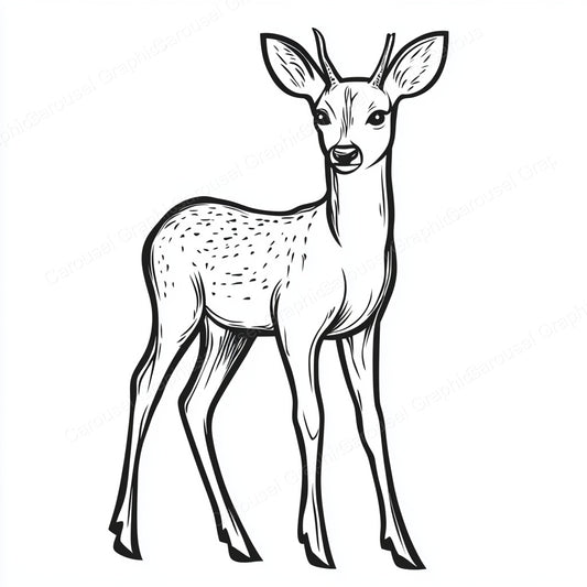 Deer Vector Graphic preview