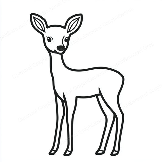 Deer Vector Graphic preview