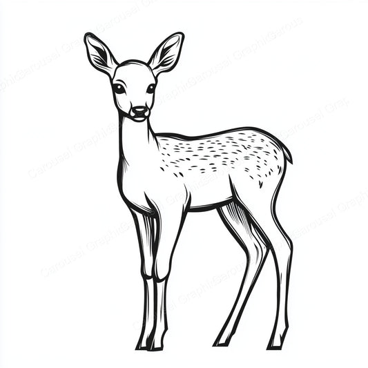 Deer Vector Graphic preview