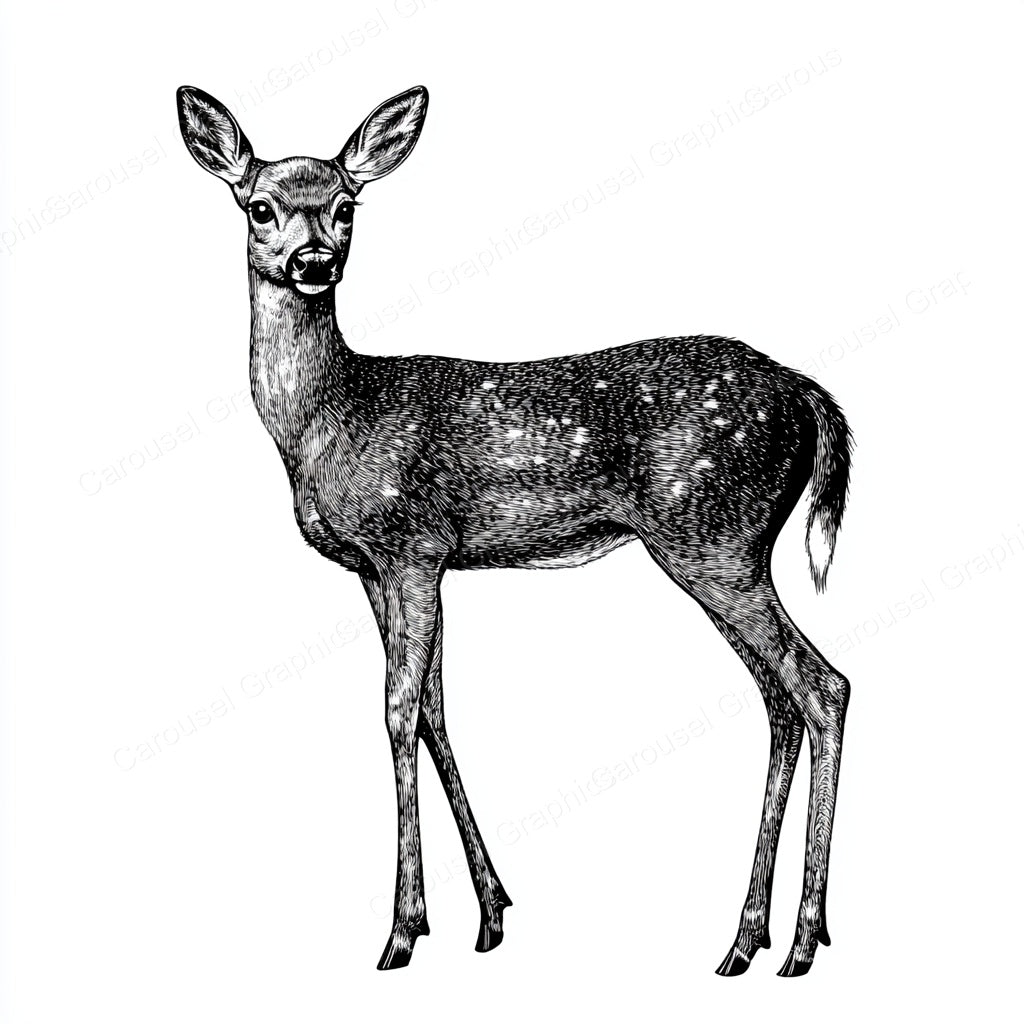 Deer Vector Graphic preview