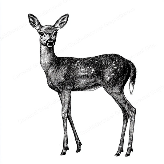 Deer Vector Graphic preview