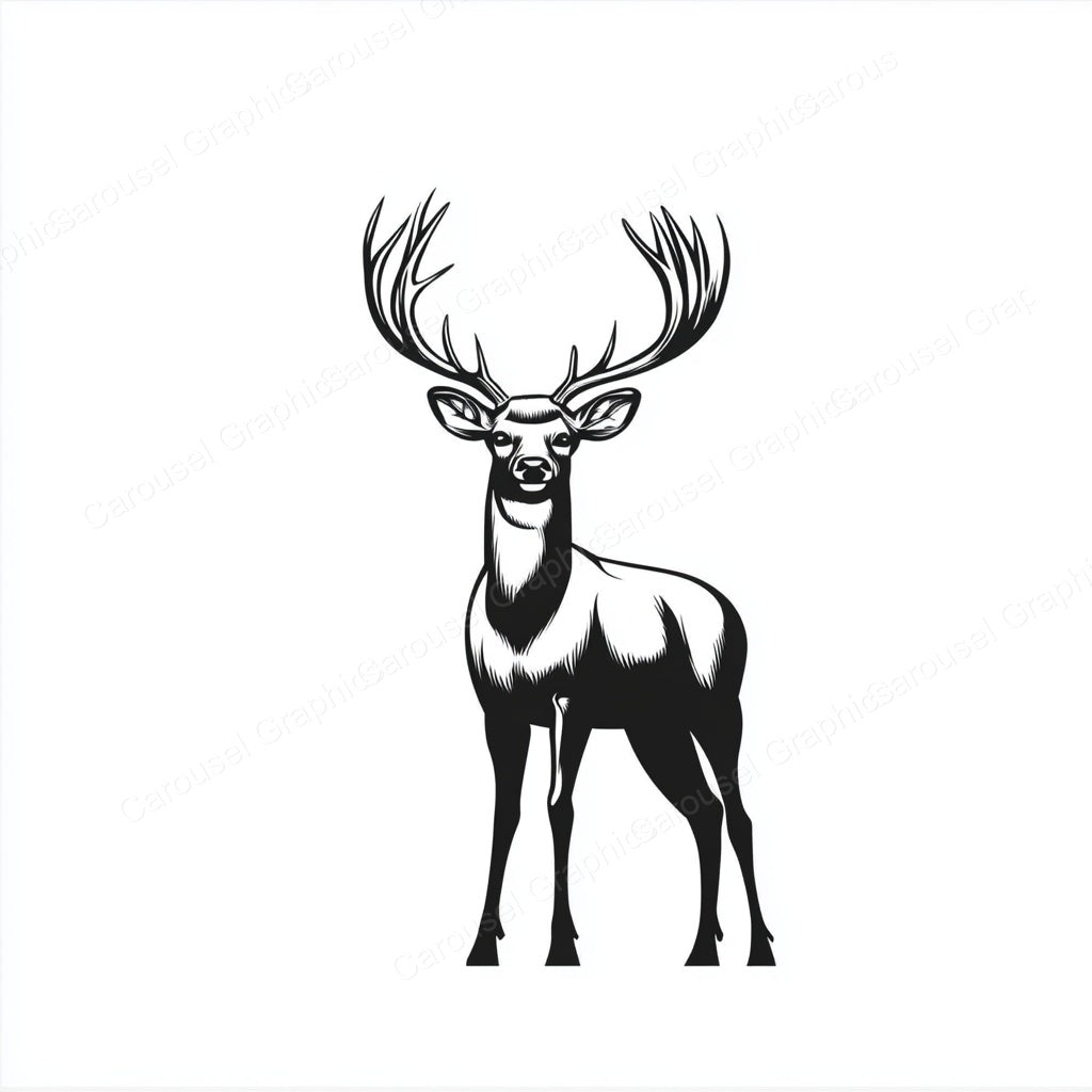 Deer Vector Graphic preview