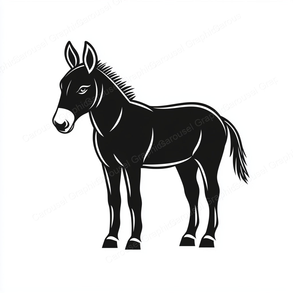 Donkey Vector Graphic preview