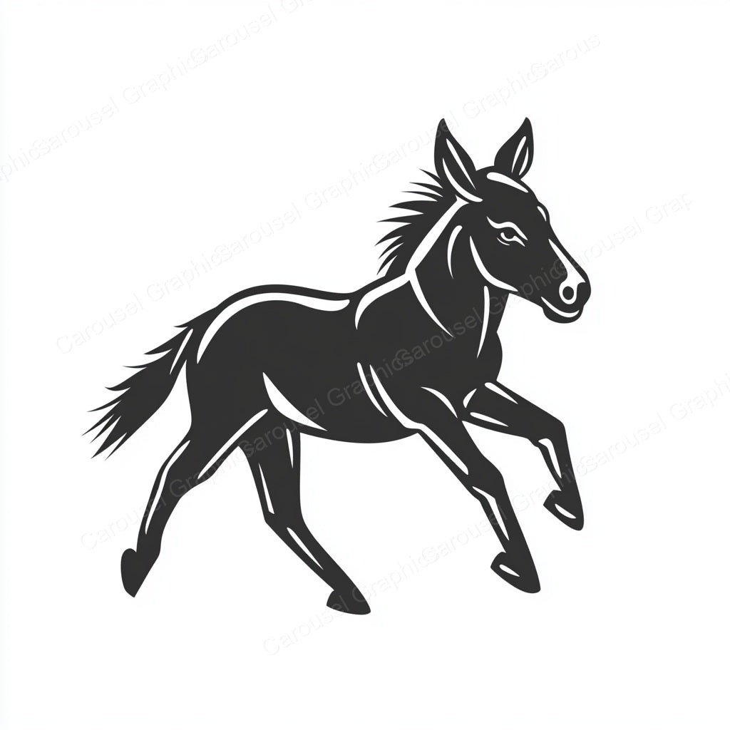 Donkey Vector Graphic preview