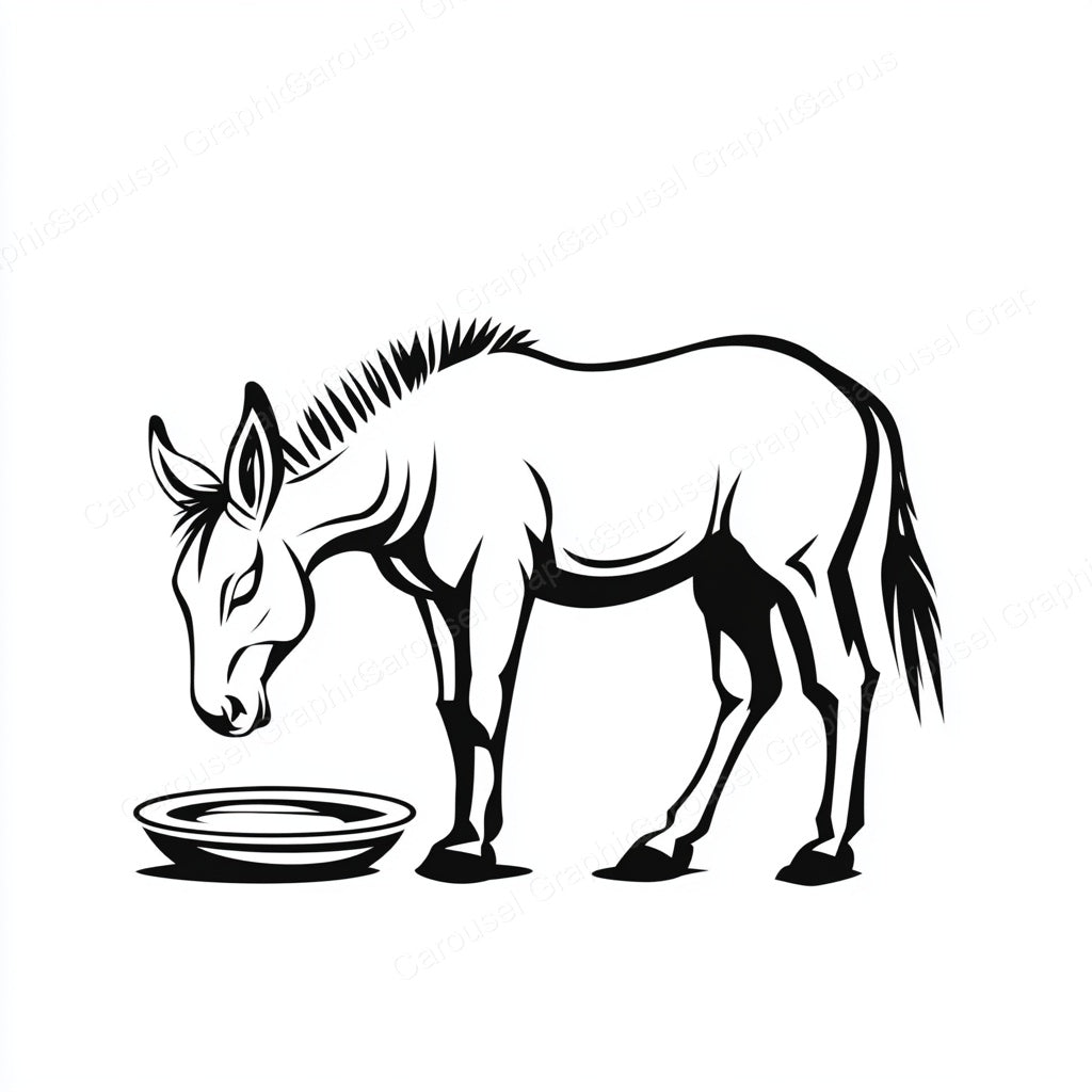 Donkey Vector Graphic preview
