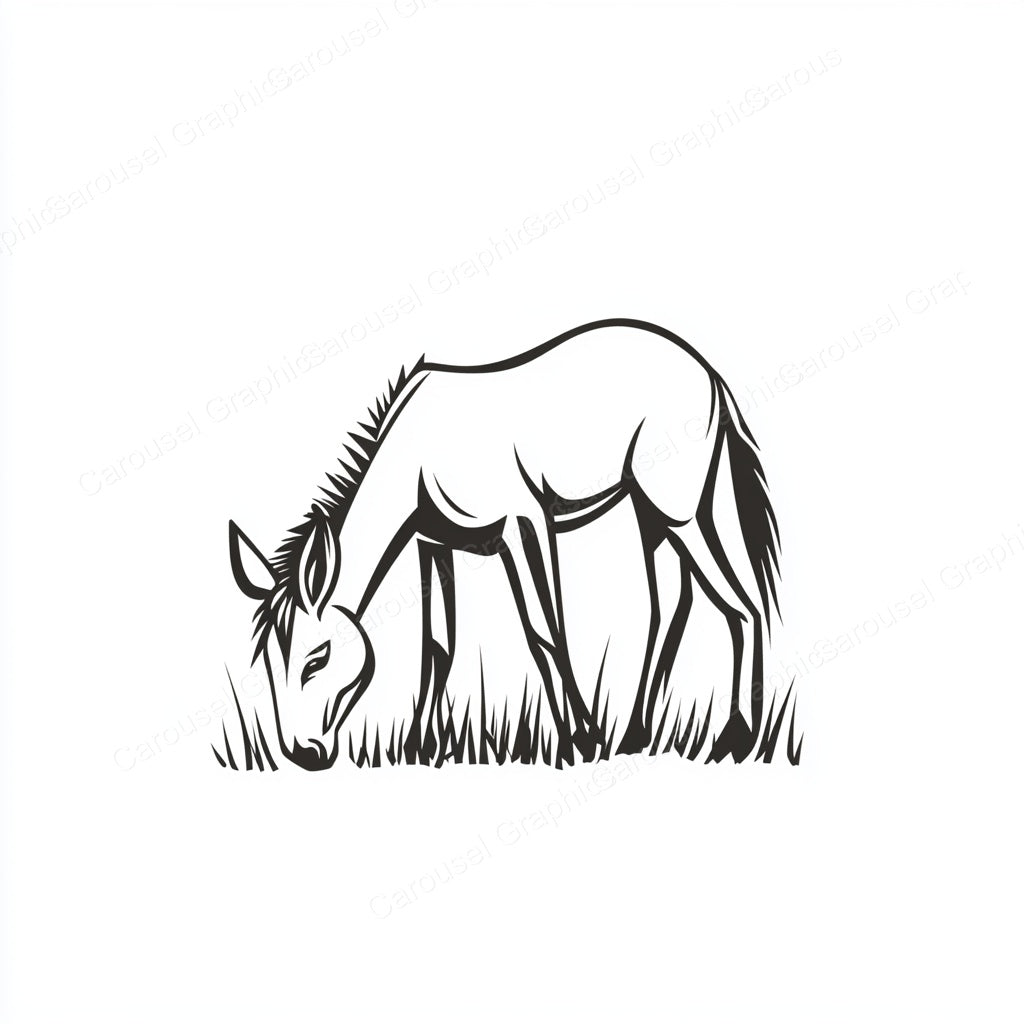 Donkey Vector Graphic preview
