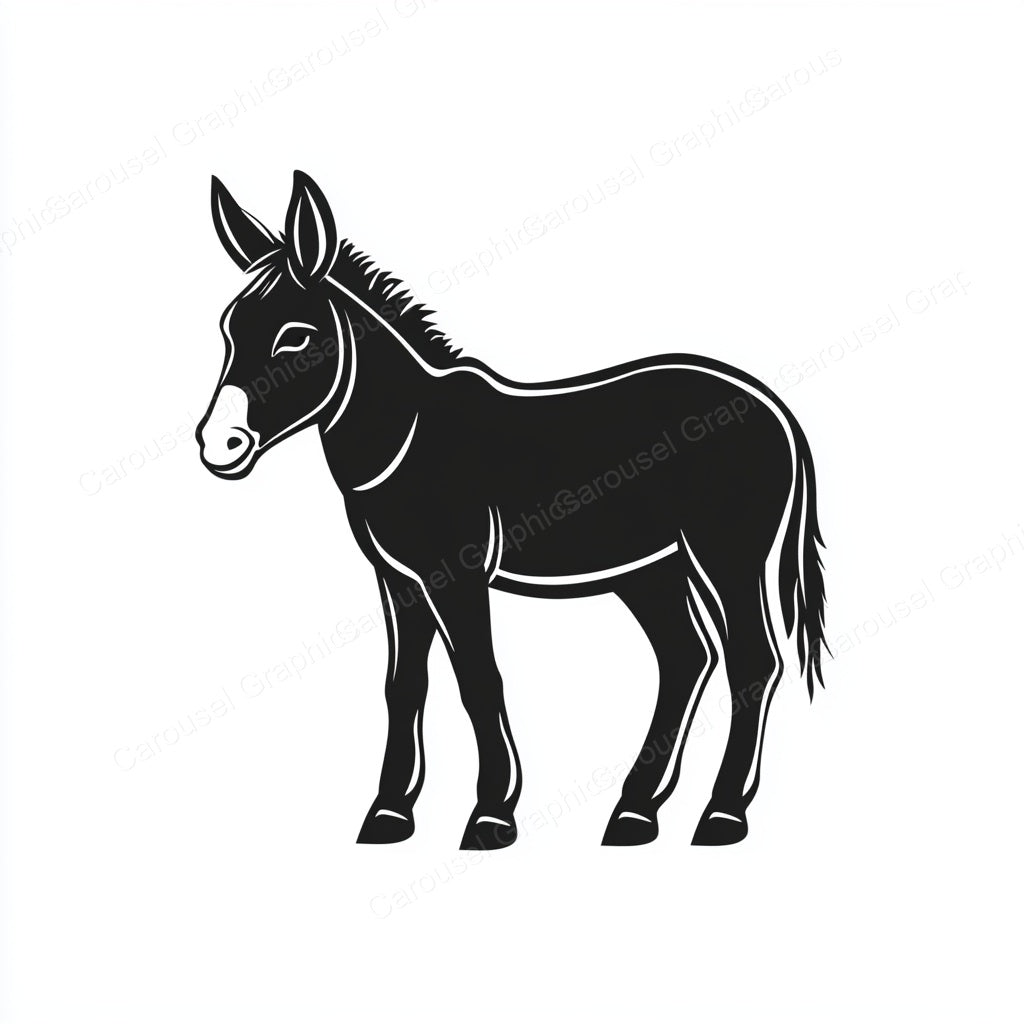 Donkey Vector Graphic preview