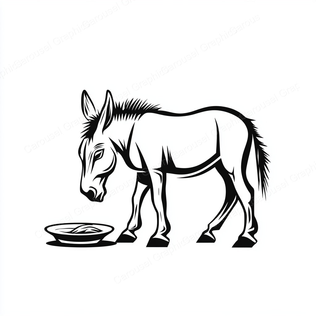 Donkey Vector Graphic preview