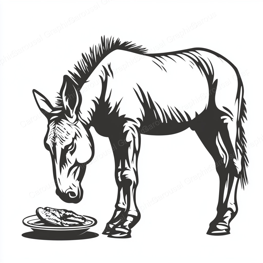 Donkey Vector Graphic preview