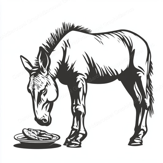 Donkey Vector Graphic preview