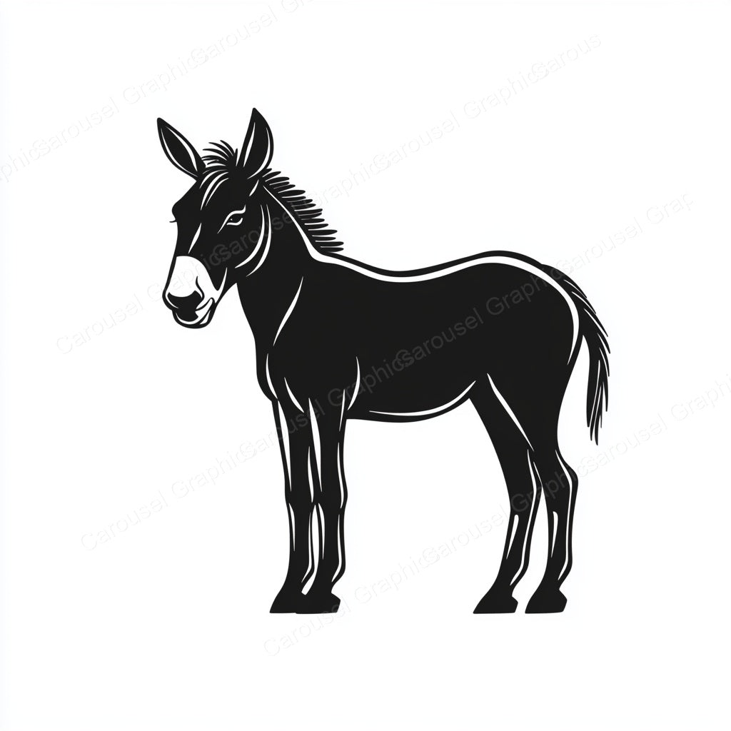 Donkey Vector Graphic preview