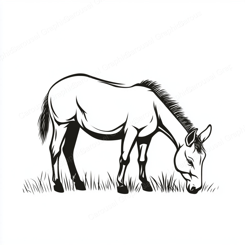 Donkey Vector Graphic preview