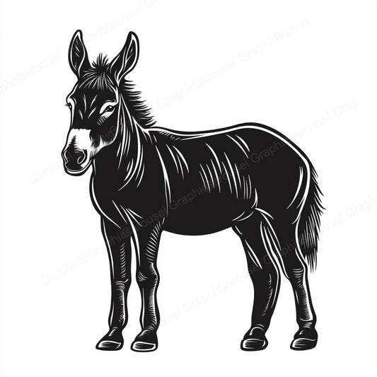 Donkey Vector Graphic preview