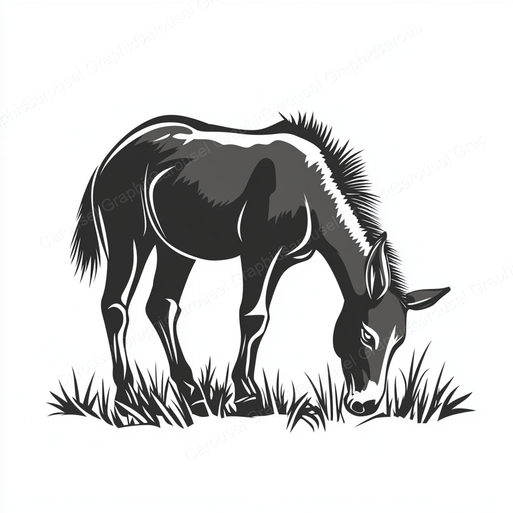 Donkey Vector Graphic preview