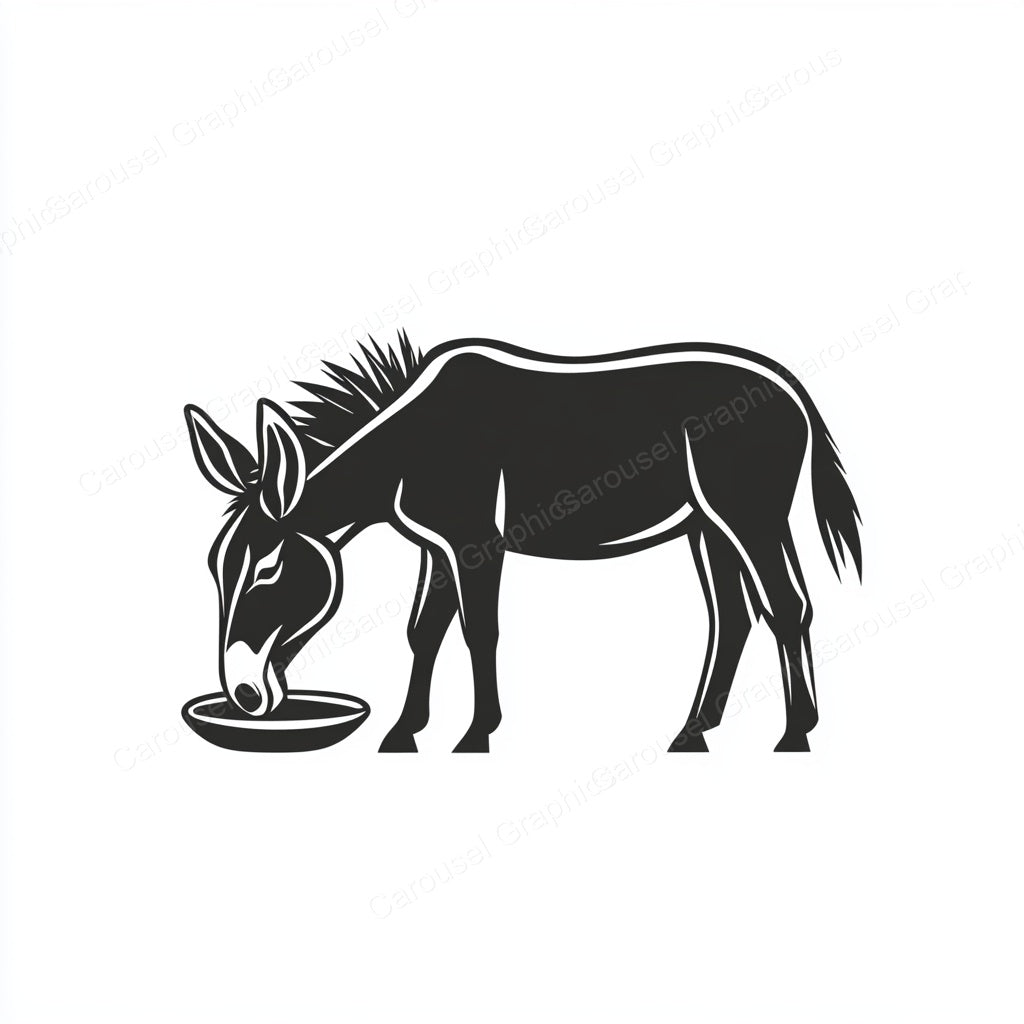 Donkey Vector Graphic preview