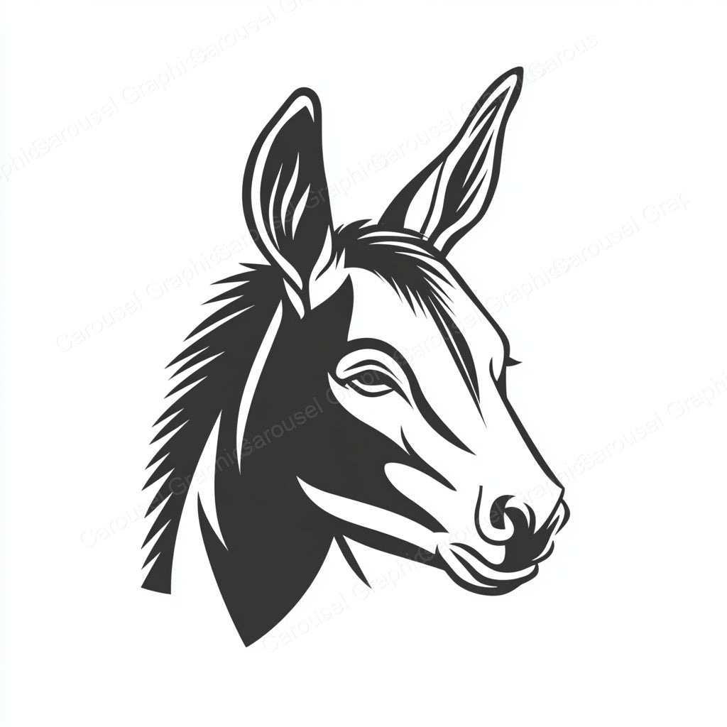 Donkey Vector Graphic preview