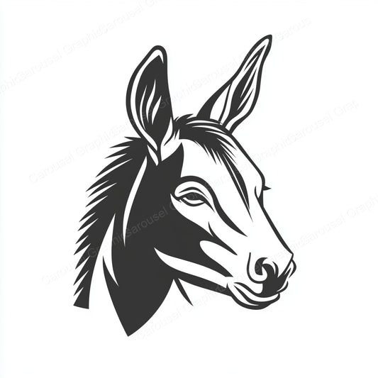 Donkey Vector Graphic preview
