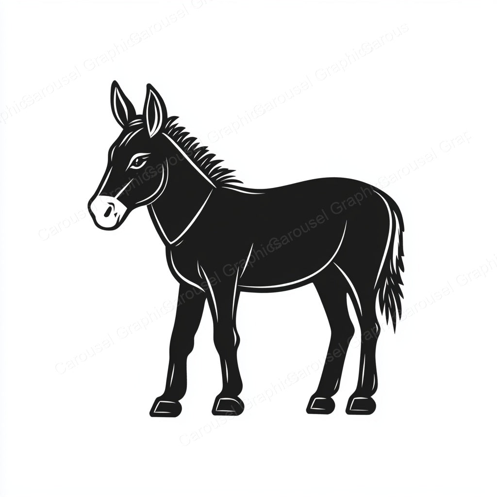 Donkey Vector Graphic preview