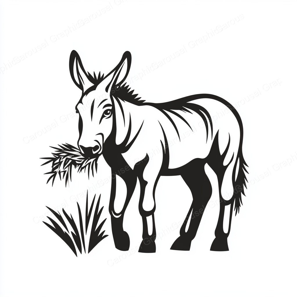 Donkey Vector Graphic preview