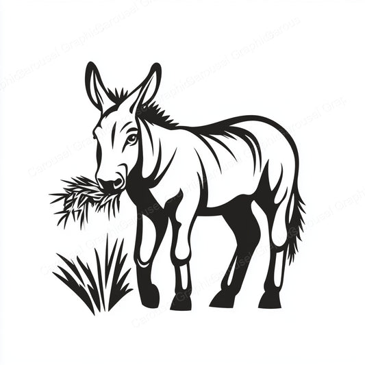Donkey Vector Graphic preview