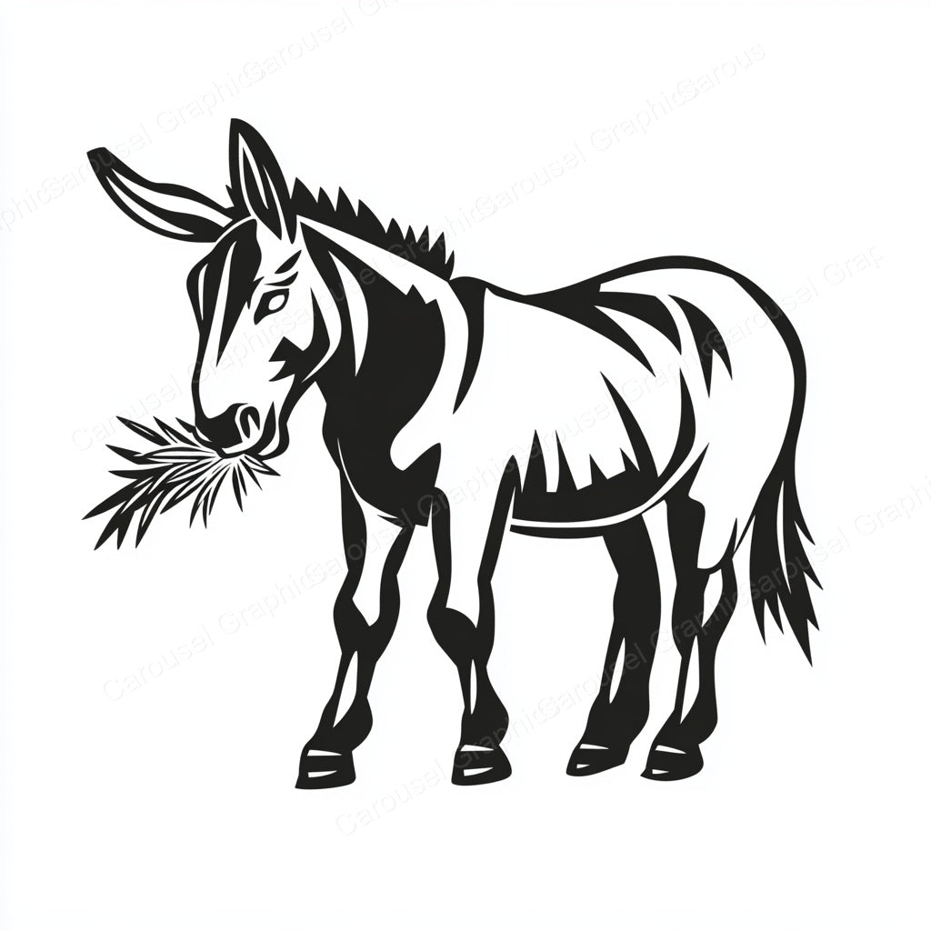 Donkey Vector Graphic preview