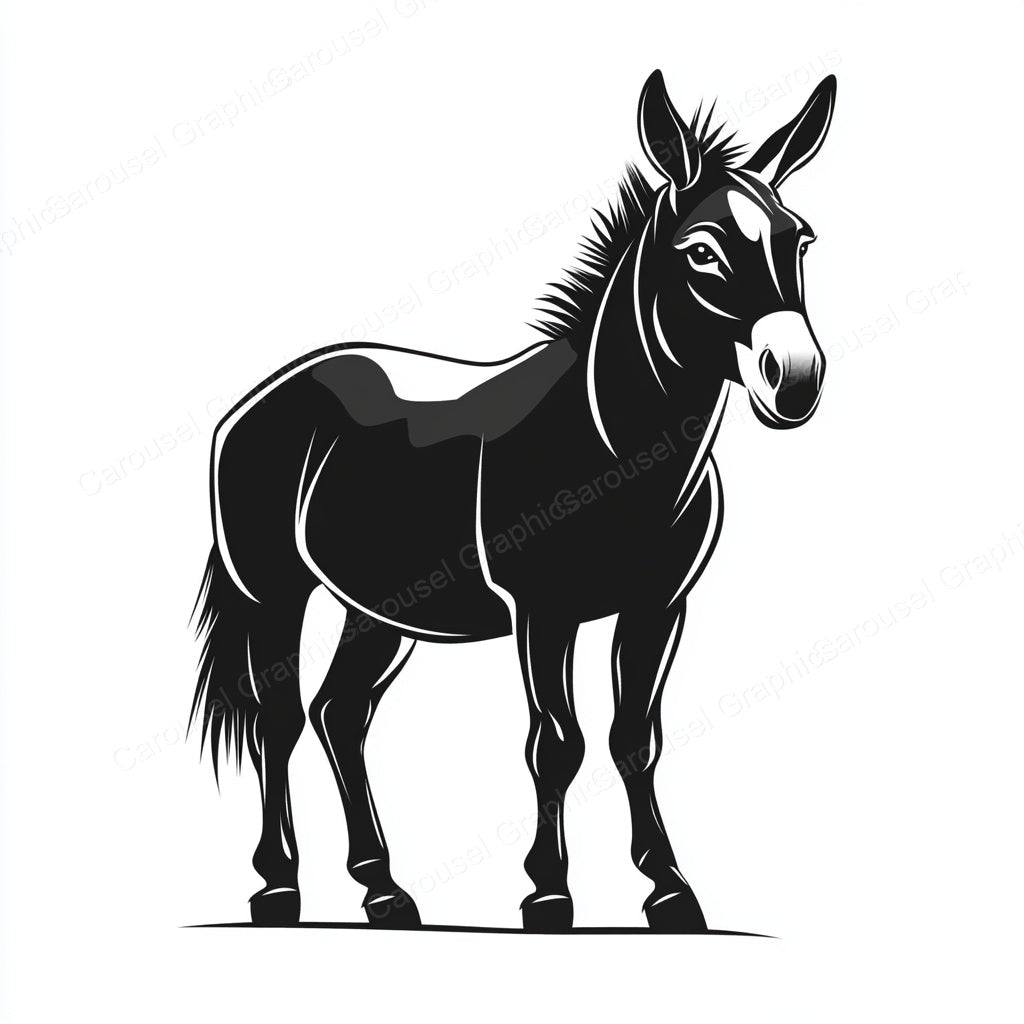 Donkey Vector Graphic preview