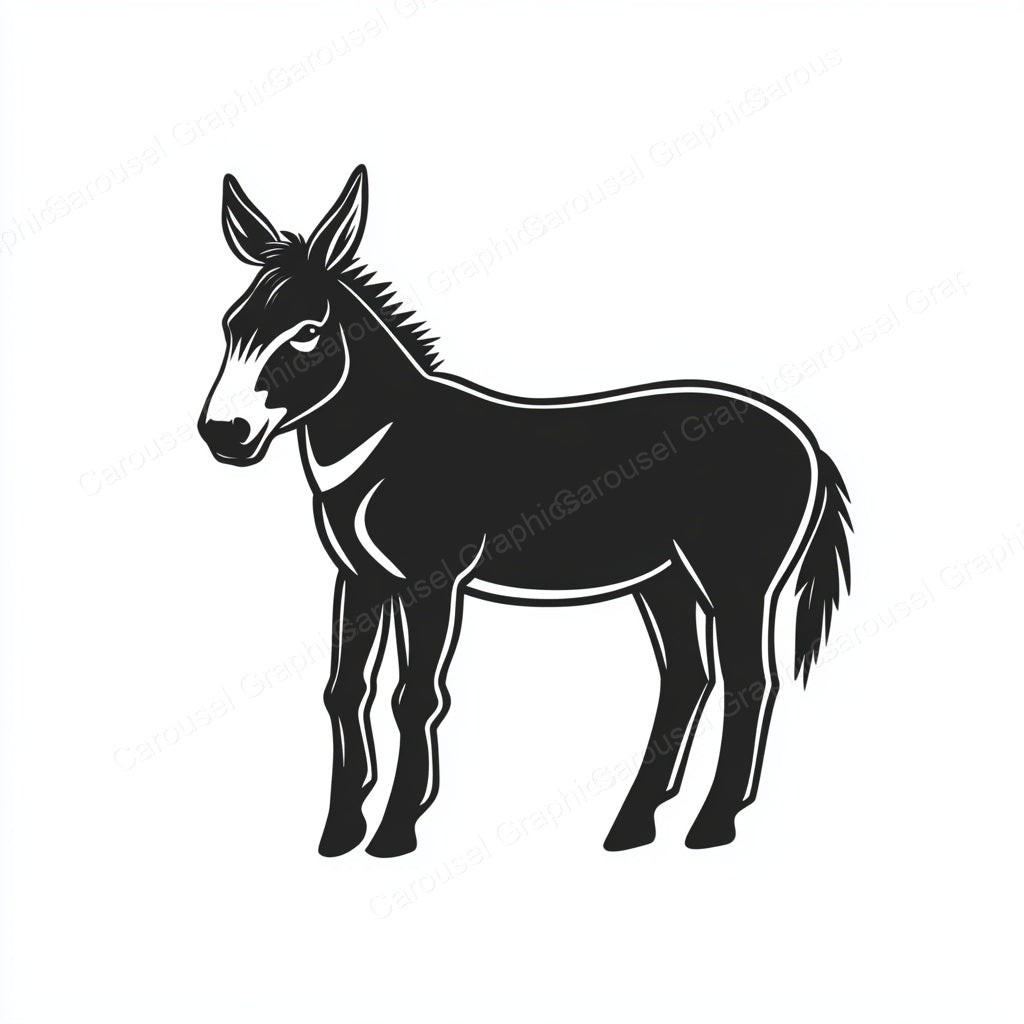 Donkey Vector Graphic preview