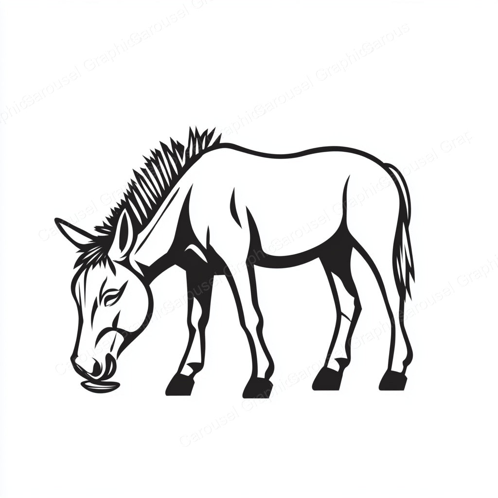 Donkey Vector Graphic preview