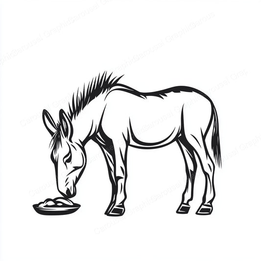 Donkey Vector Graphic preview