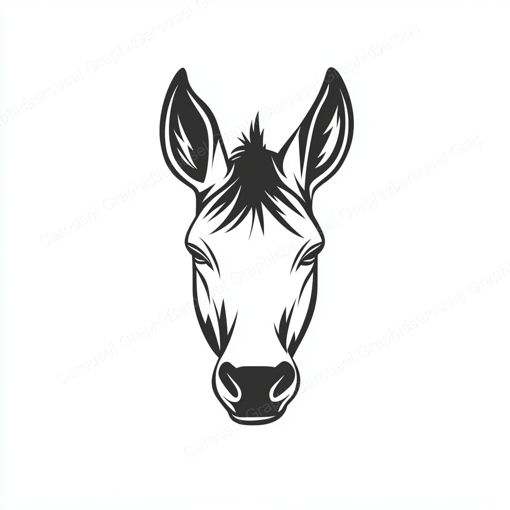 Donkey Vector Graphic preview