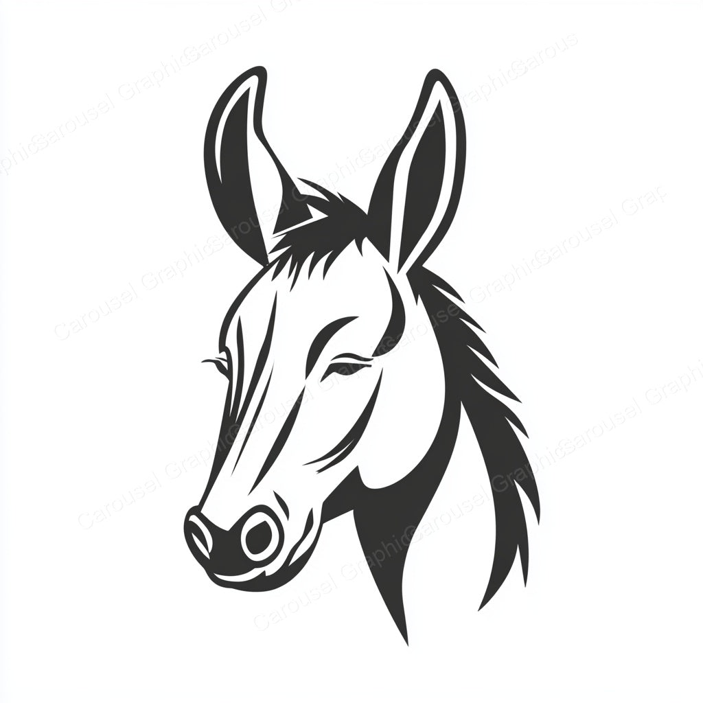 Donkey Vector Graphic preview