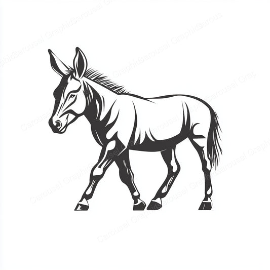 Donkey Vector Graphic preview