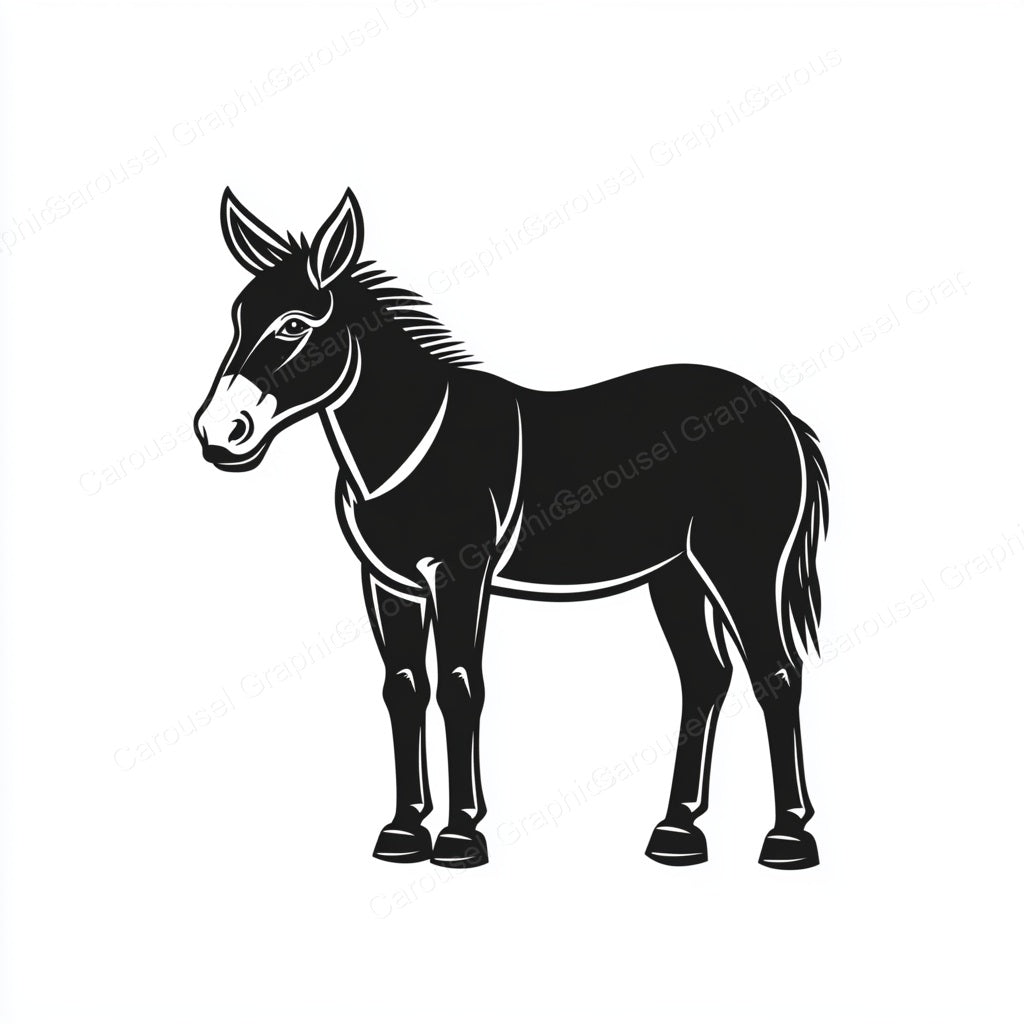 Donkey Vector Graphic preview