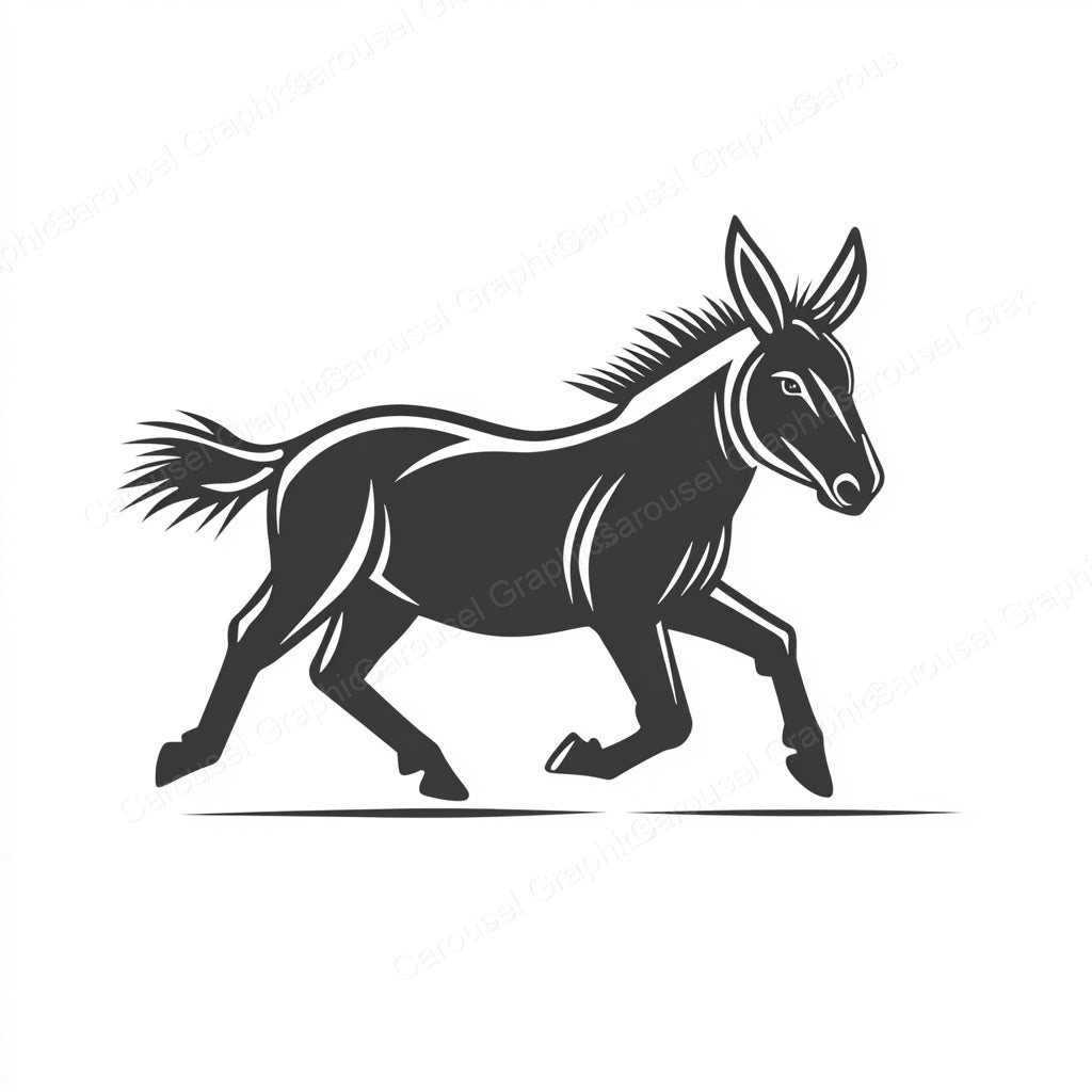 Donkey Vector Graphic preview