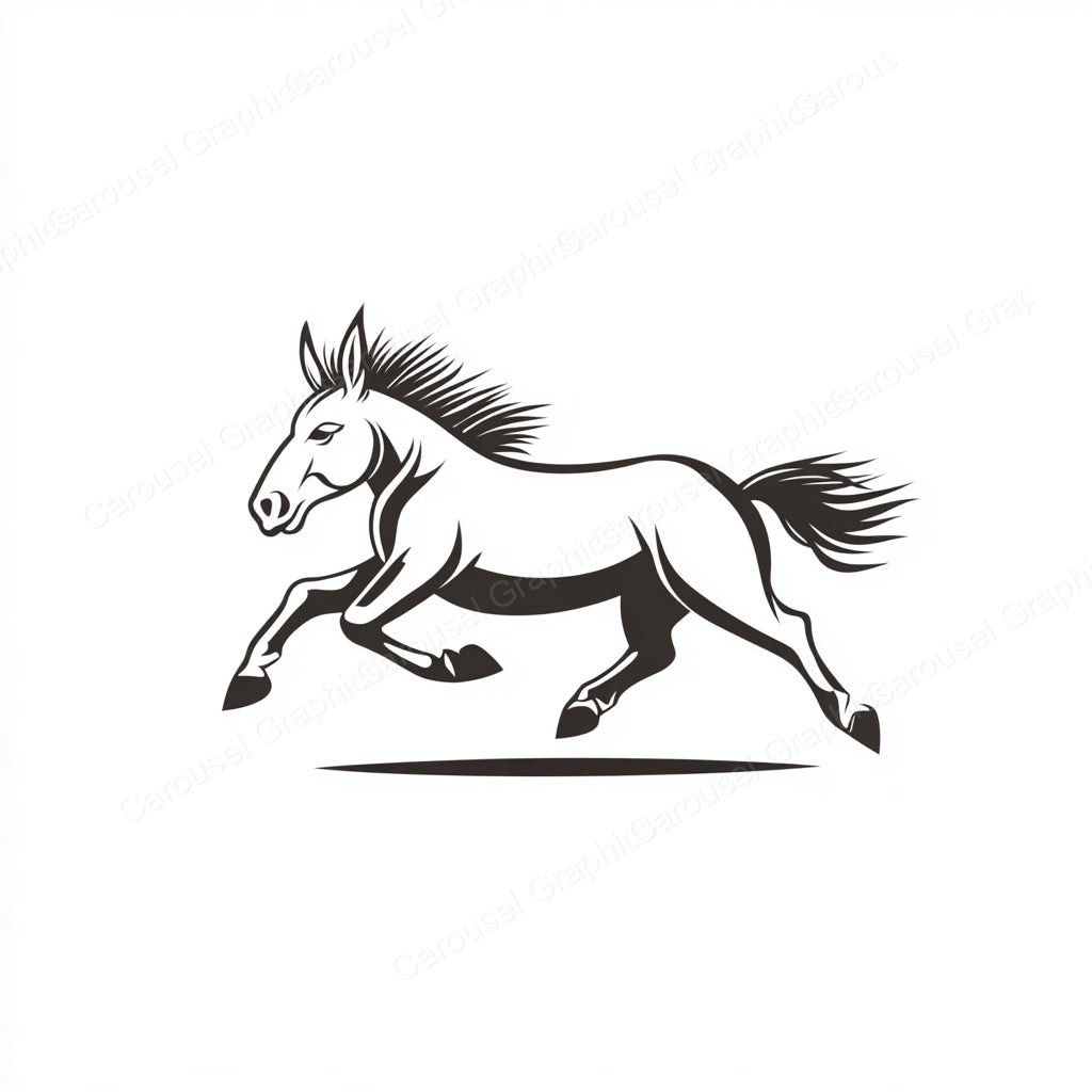 Donkey Vector Graphic preview