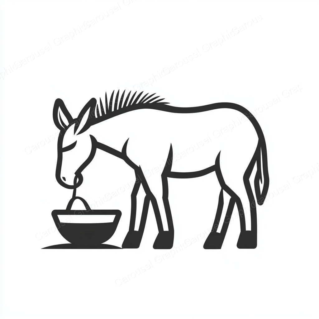 Donkey Vector Graphic preview