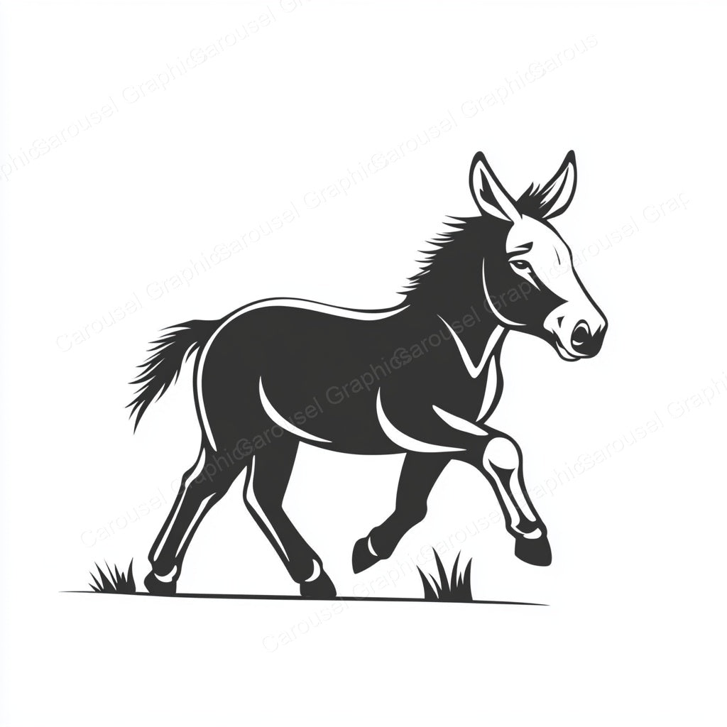 Donkey Vector Graphic preview