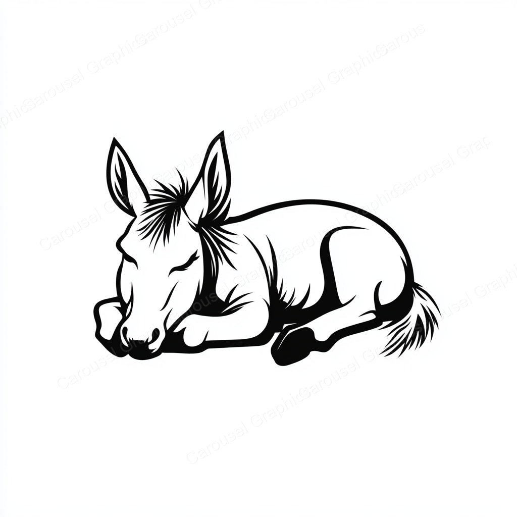 Donkey Vector Graphic preview