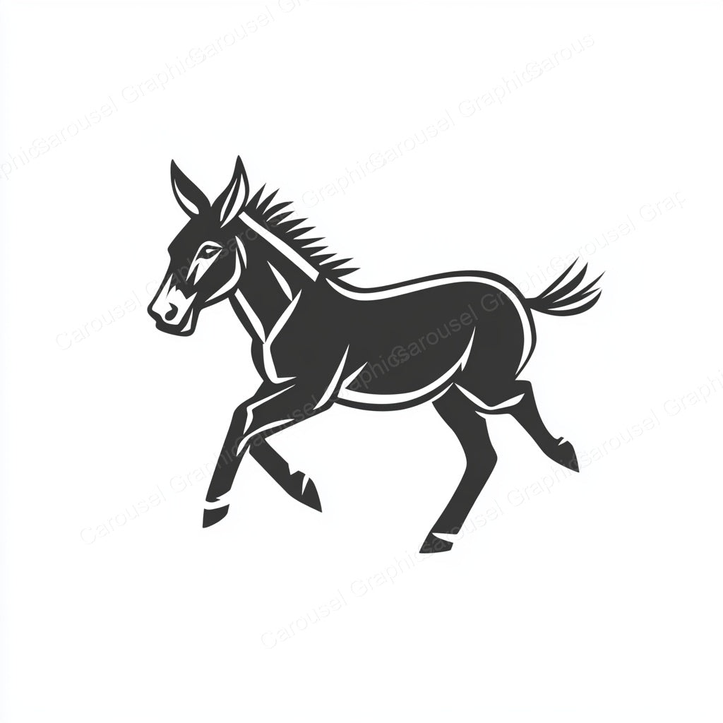 Donkey Vector Graphic preview