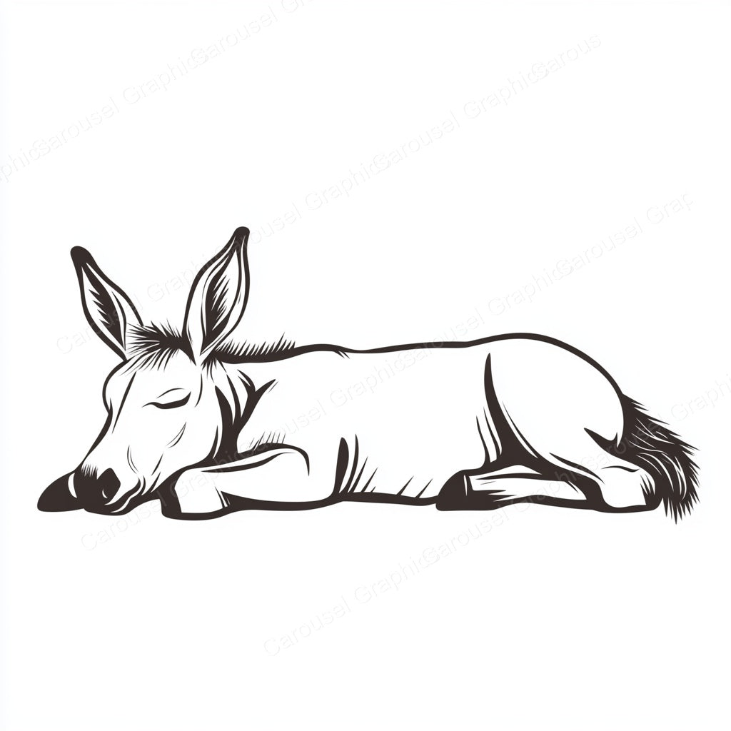 Donkey Vector Graphic preview