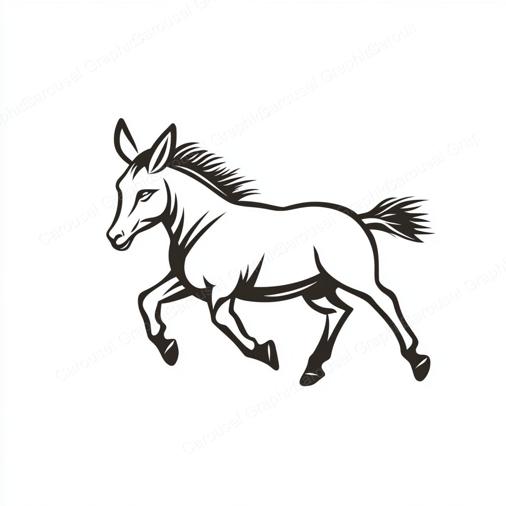Donkey Vector Graphic preview