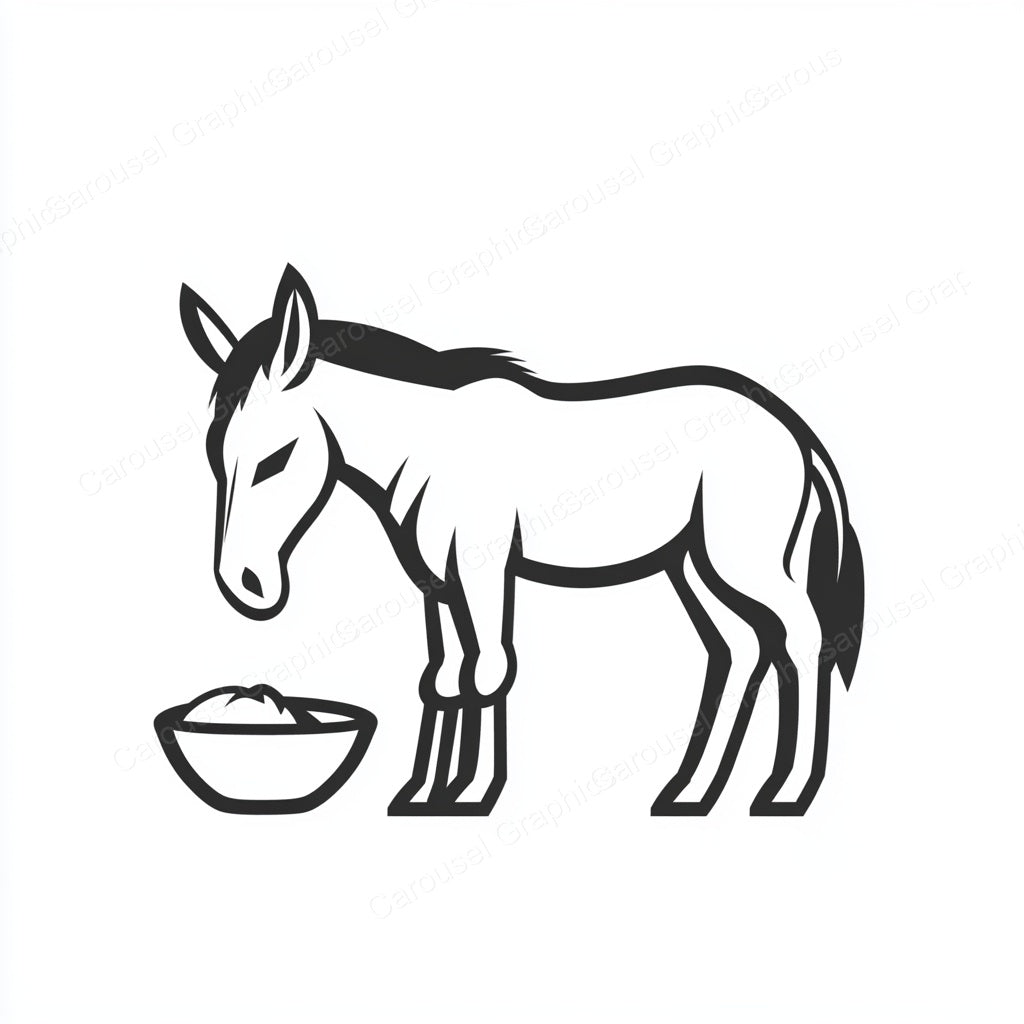 Donkey Vector Graphic preview